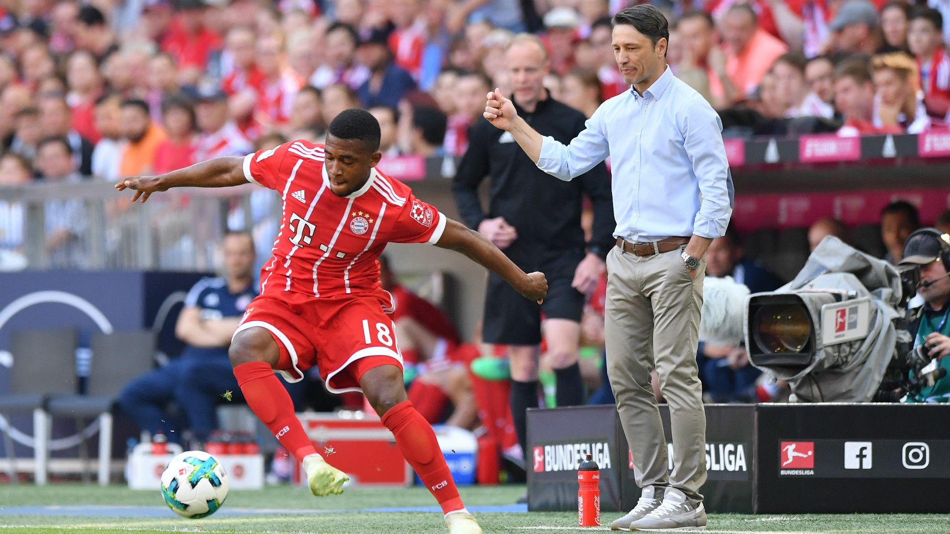 Franck Evina Niko Kovac Bayern Munchen Eintracht Frankfurt Bundesliga 28042018