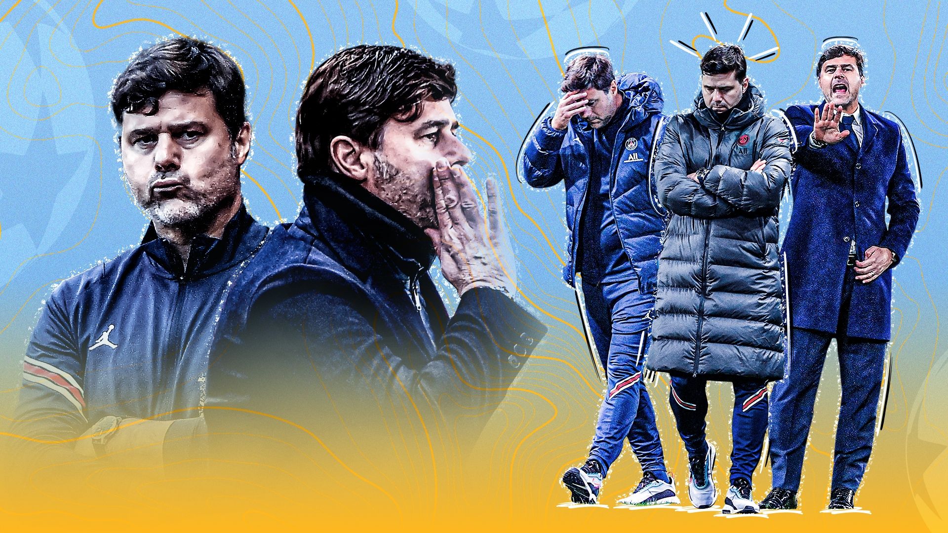 Mauricio Pochettino PSG Champions League GFX
