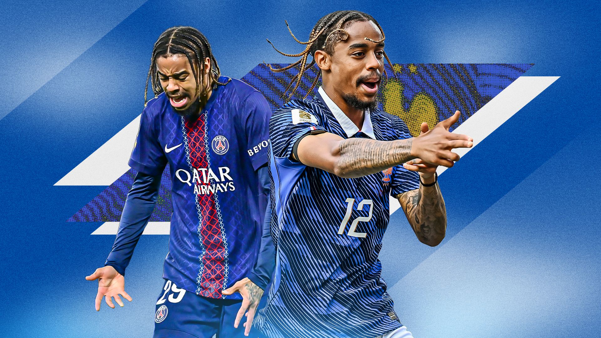 Bradley Barcola PSG France GFX