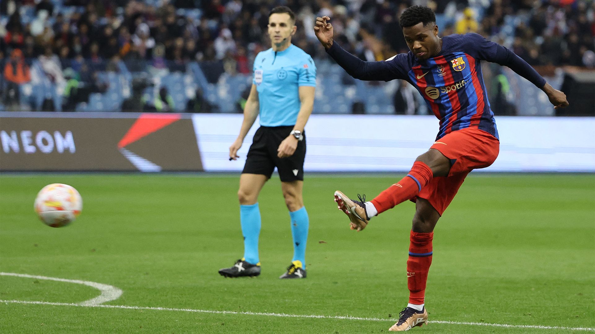 Ansu Fati Barcelona Betis Super Cup 2022-23