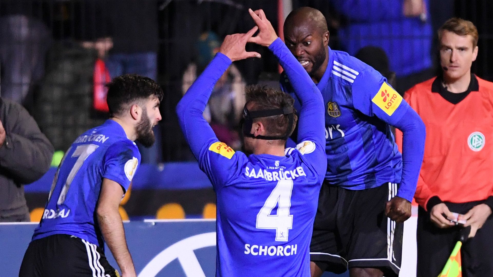 CHRISTOPHER SCHORCH SAARBRÜCKEN DFB POKAL GERMAN CUP 29102019