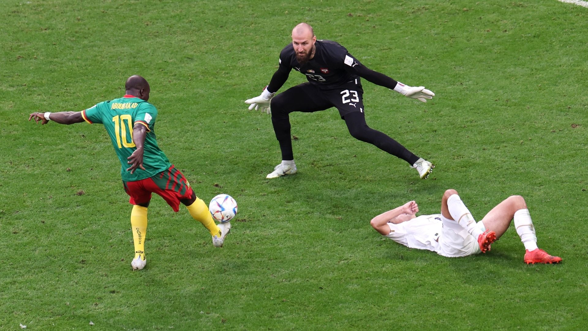 Aboubakar goal Serbia