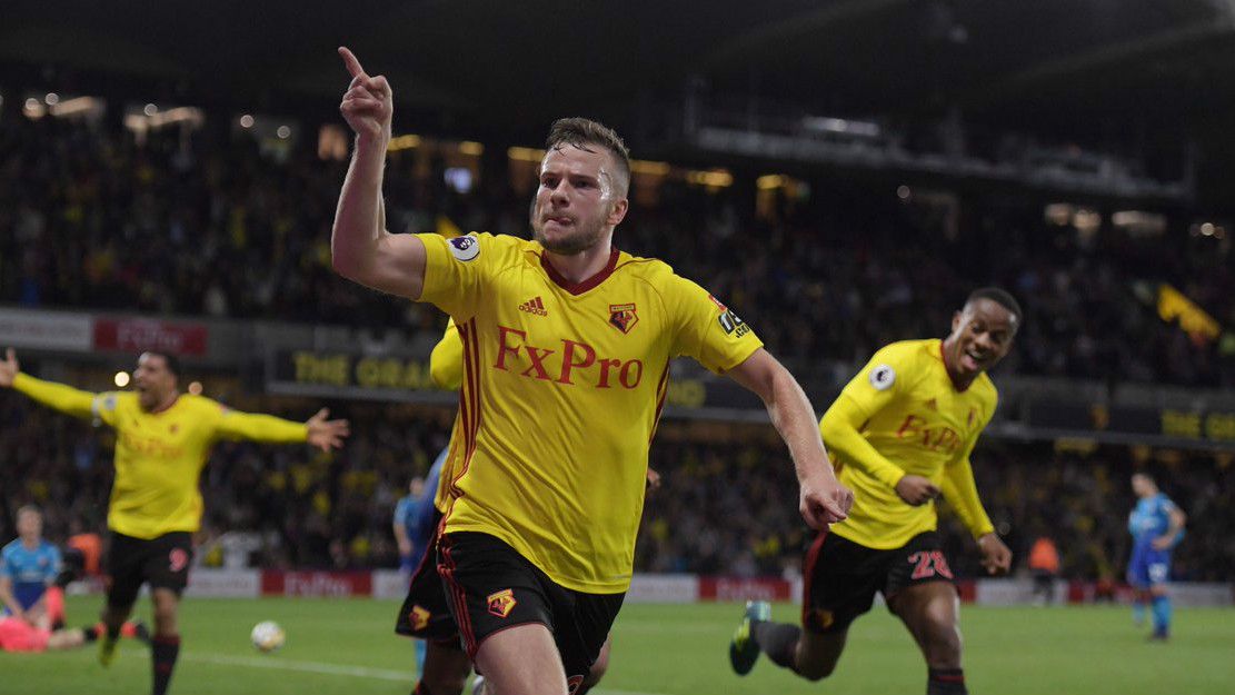 Cleverley watford arsenal 14102017