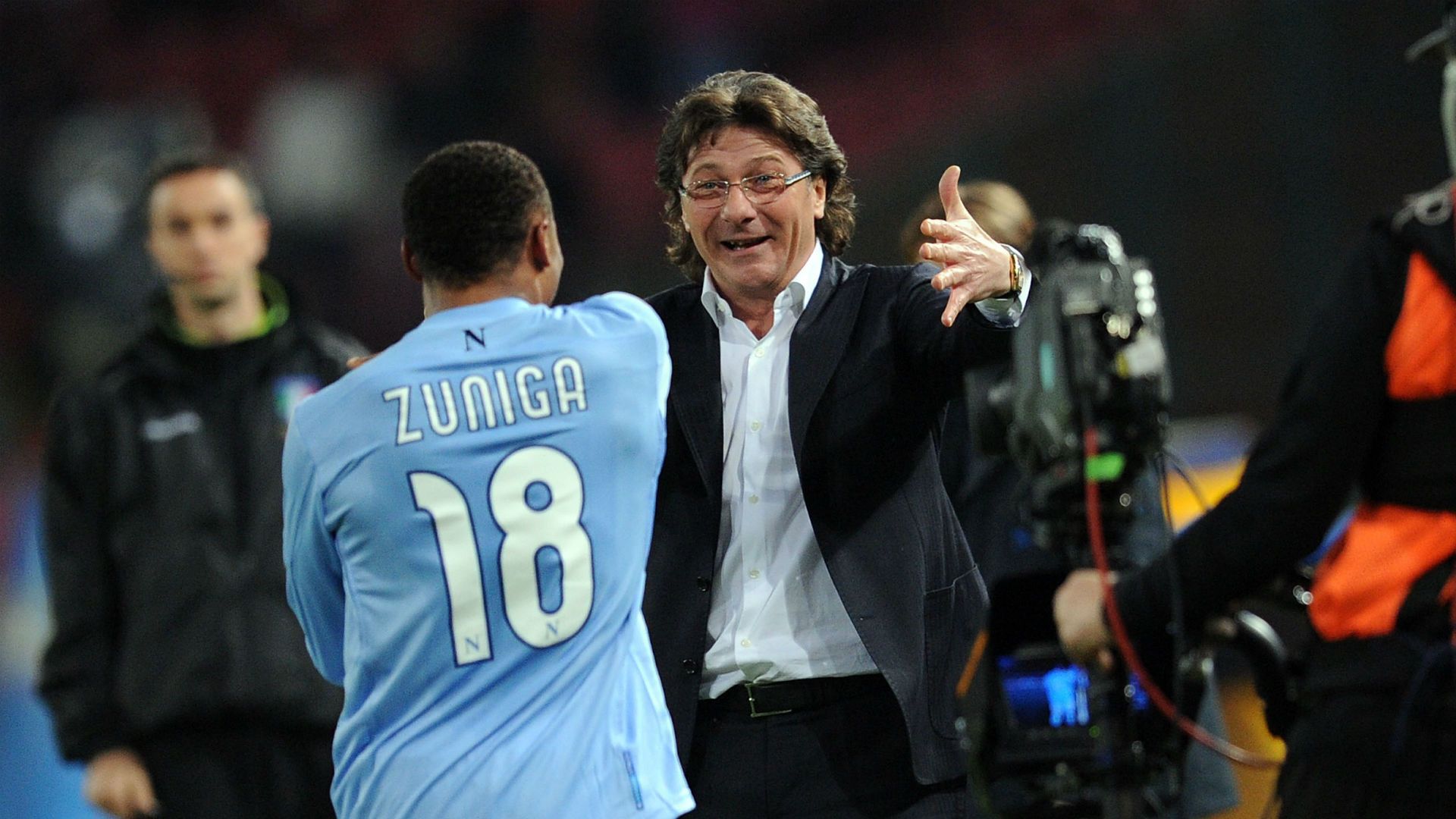 Camilo Zúñiga - Walter Mazzarri Napoli 2012