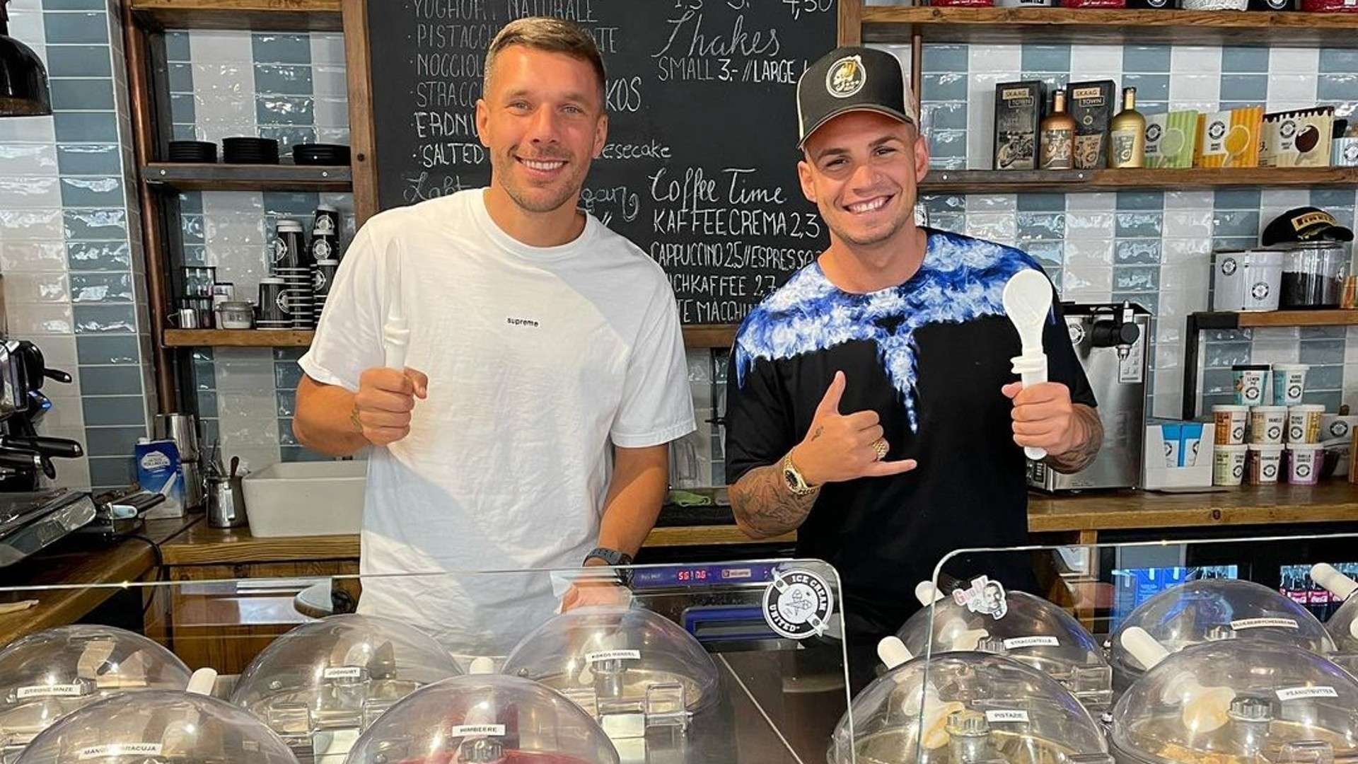 Lukas Podolski Eisdiele