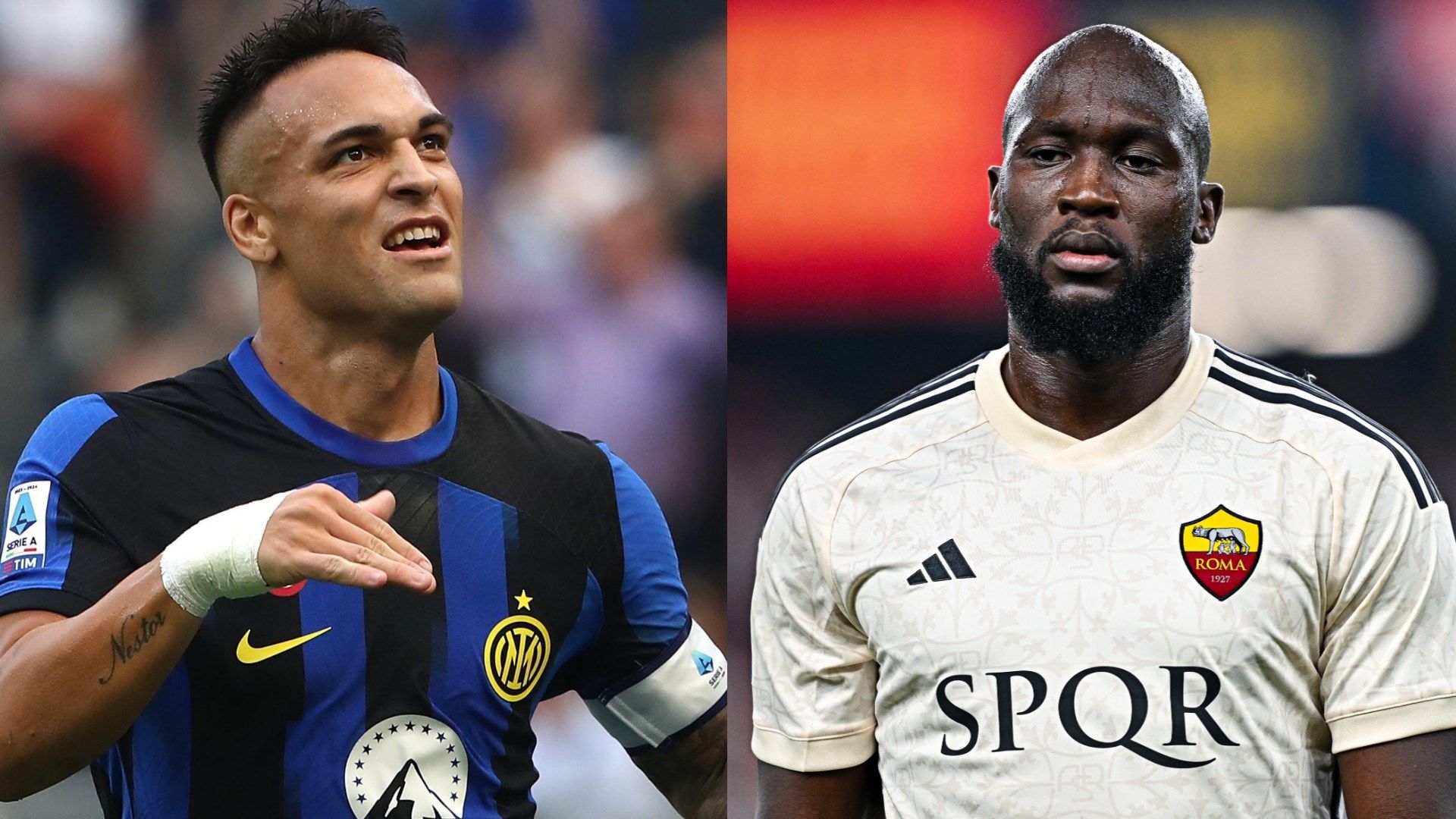 Lautaro Lukaku Inter Roma