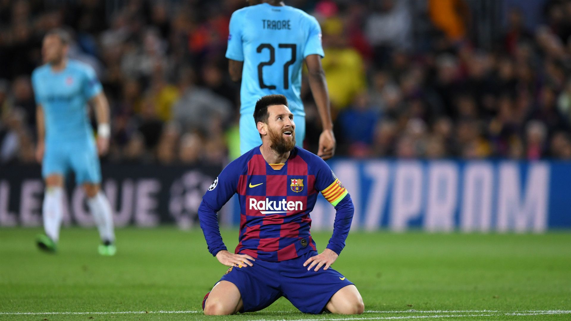 Messi Barcelona Slavia Praga Champions League