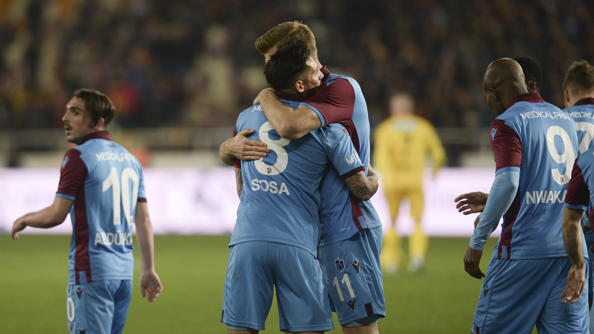 trabzonspor goal celebration 11032020