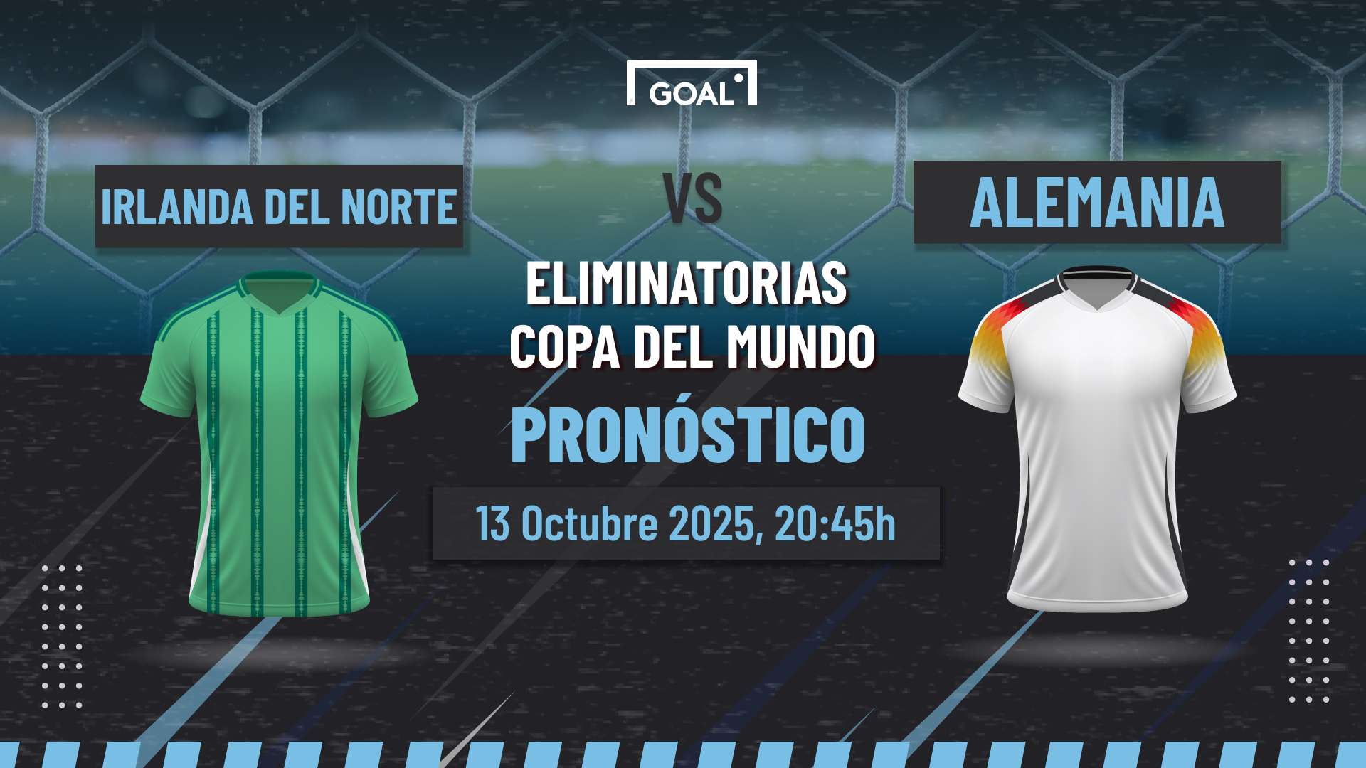 Irlanda del Norte vs Alemania Pronóstico y Apuestas Eliminatorias Copa del Mundo | 13/10/25
