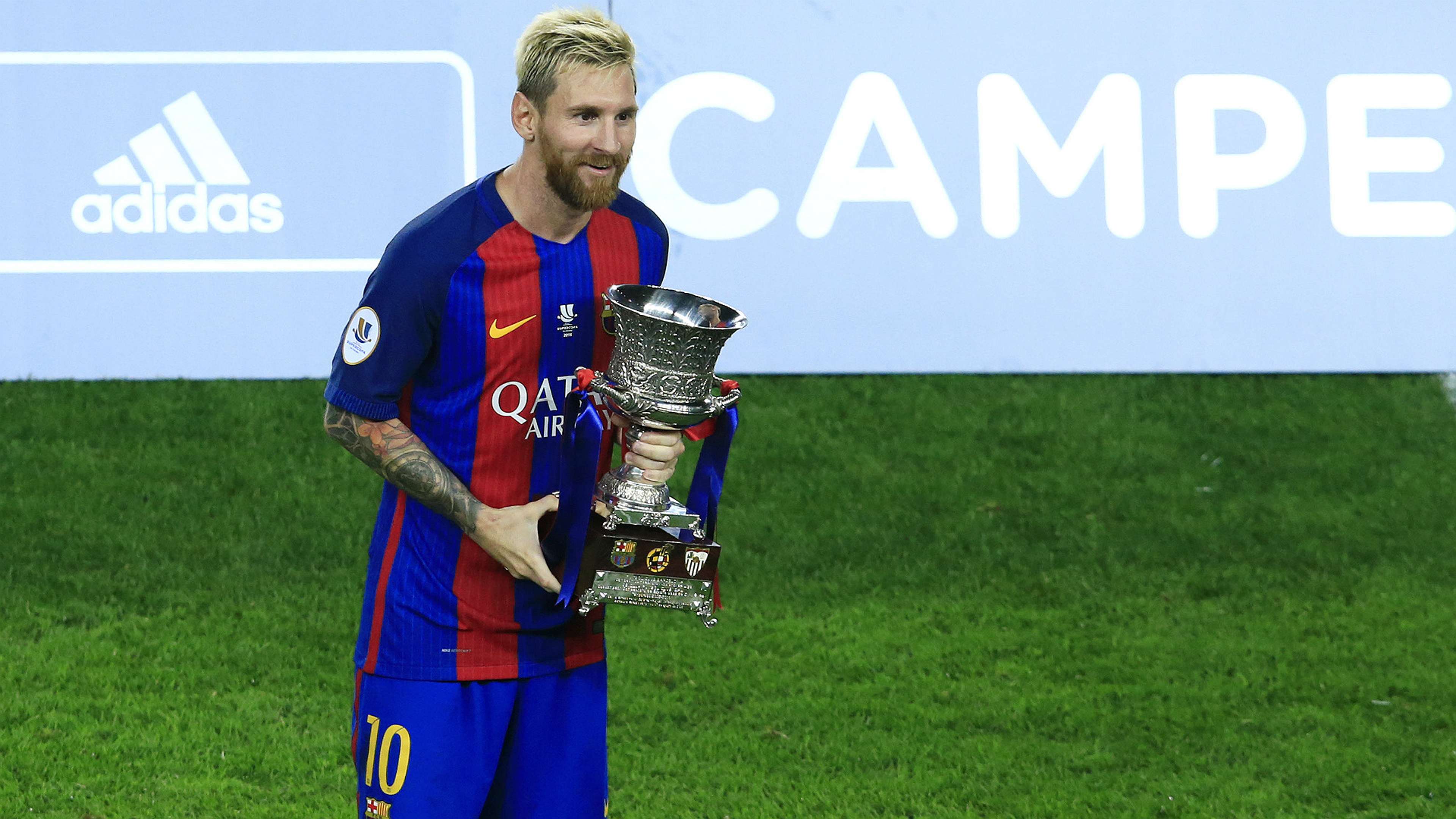 Lionel Messi Barcelona Sevilla Supercup 17082016