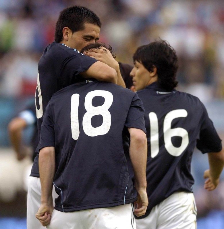 11 de octubre de 2008 Messi Riquelme