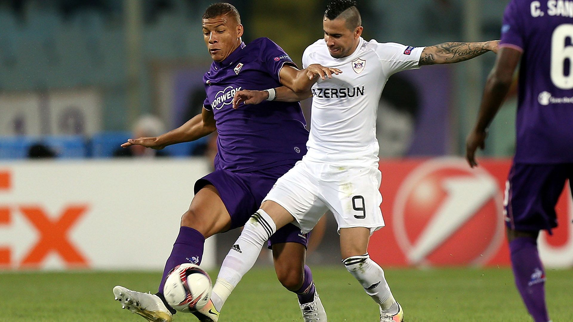 Sebastian De Maio Fiorentina Qarabag Europa League