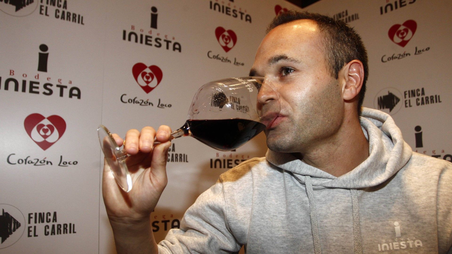 GER ONLY Andres Iniesta Wine Wein