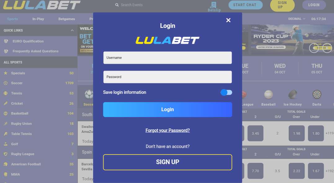 lulabet promo code registration process 2
