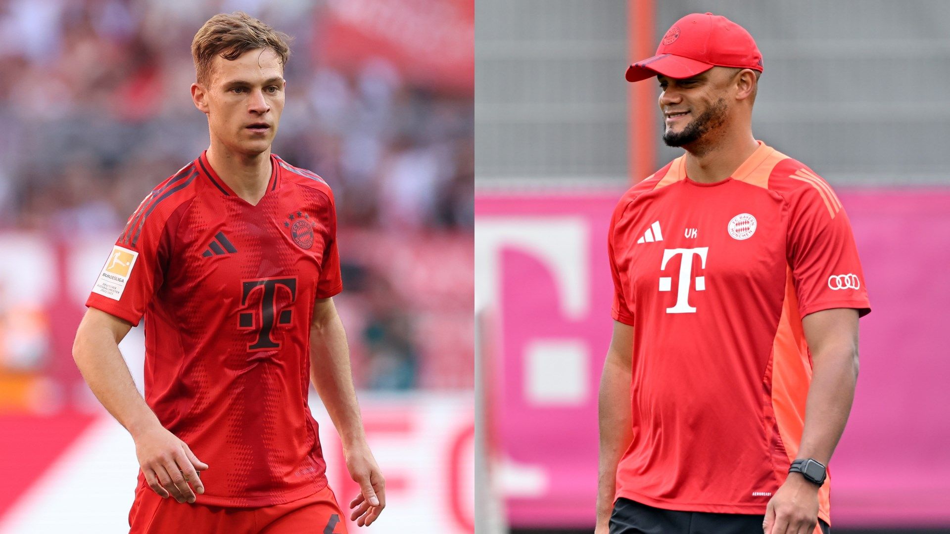 Joshua Kimmich Vincent Kompany split