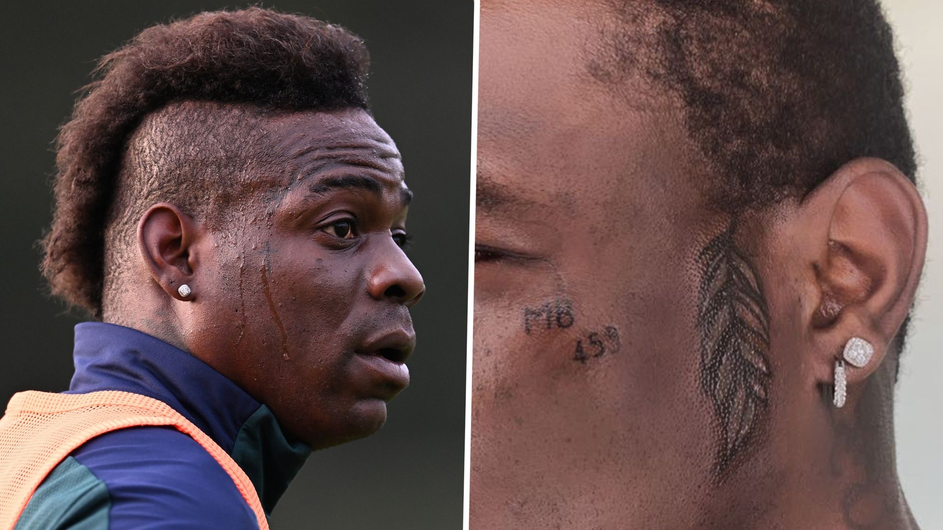 Mario Balotelli tattoo