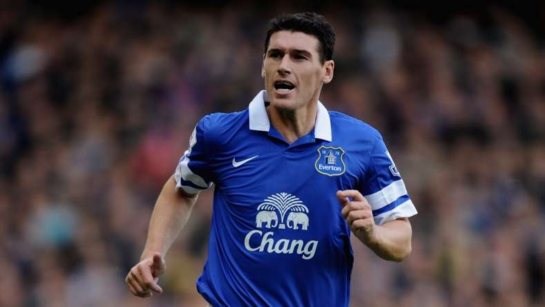 Gareth Barry Everton v Tottenham Hotspur English Premier League 23112013