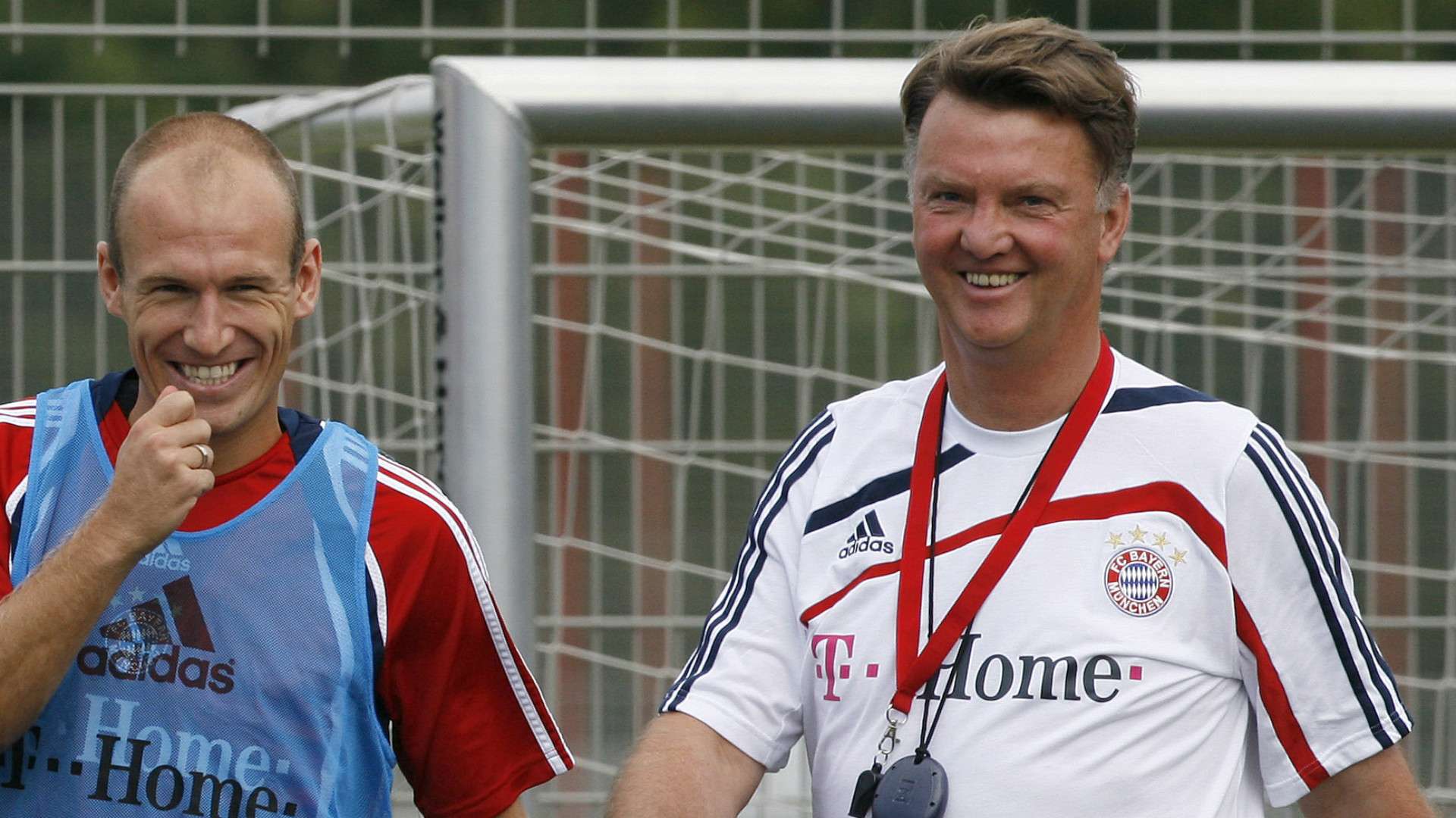 Louis van Gaal Arjen Robben FC Bayern 2009