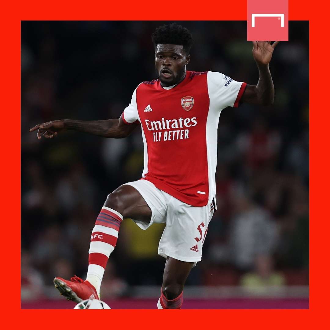 Thomas Partey Arsenal Wimbledon League Cup 2021-22 GFX