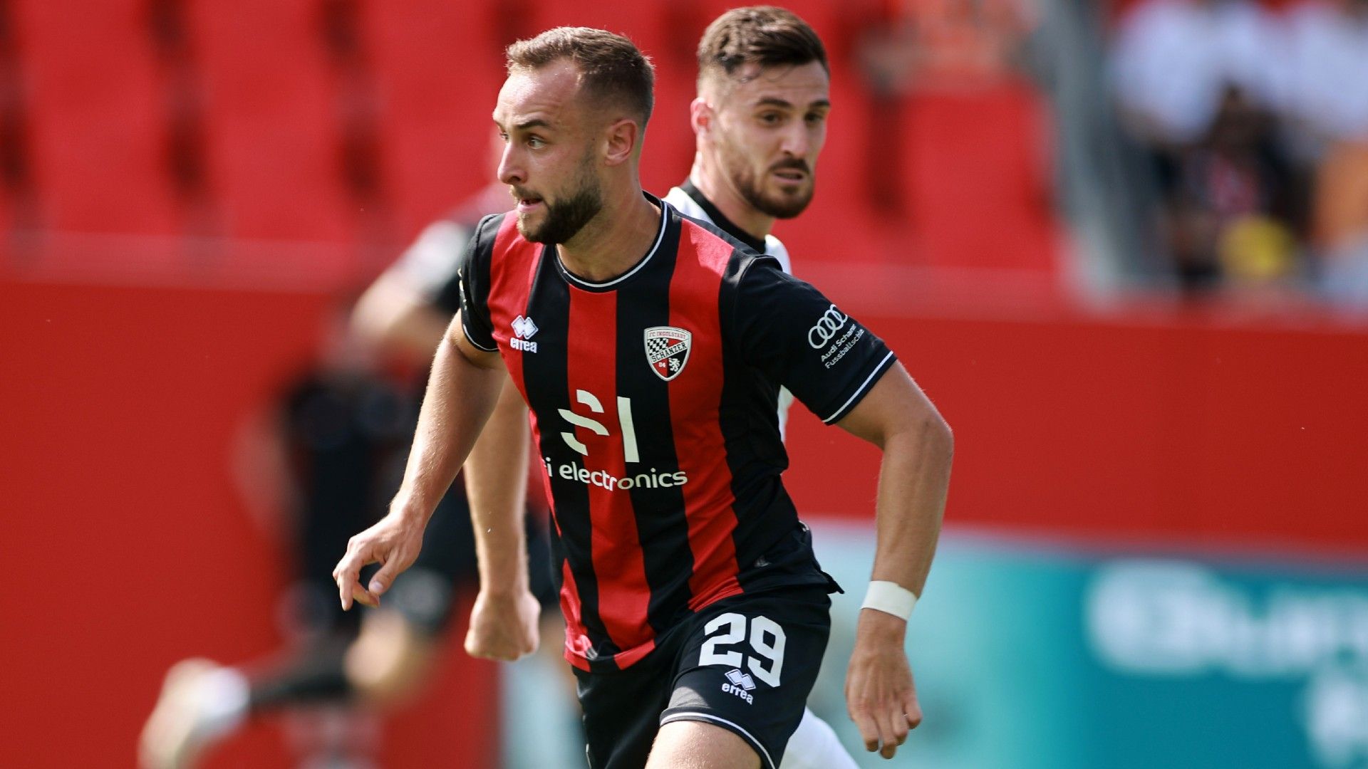  David Kopacz (L) of Ingolstadt