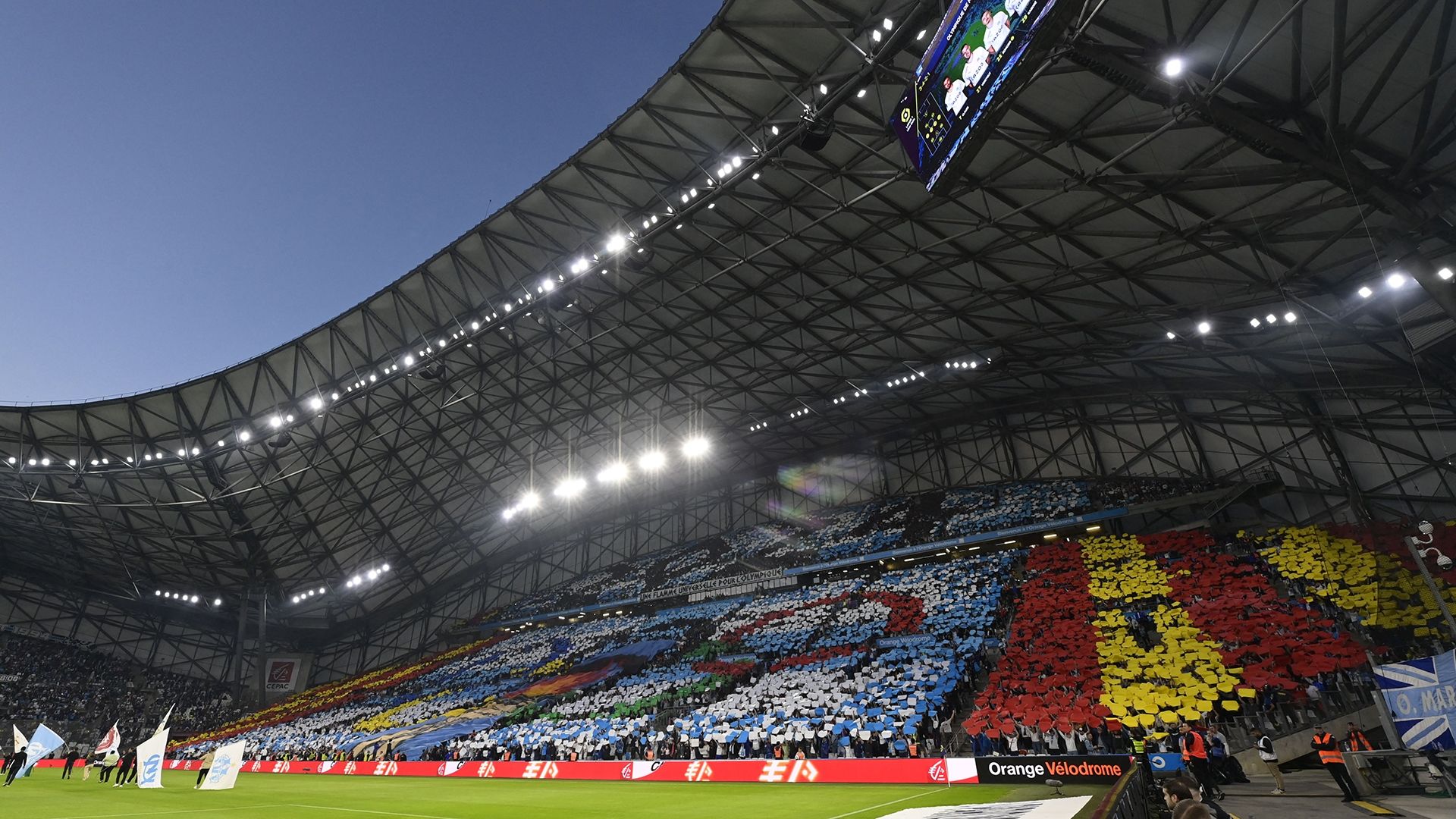 Stade Velodrome tifo