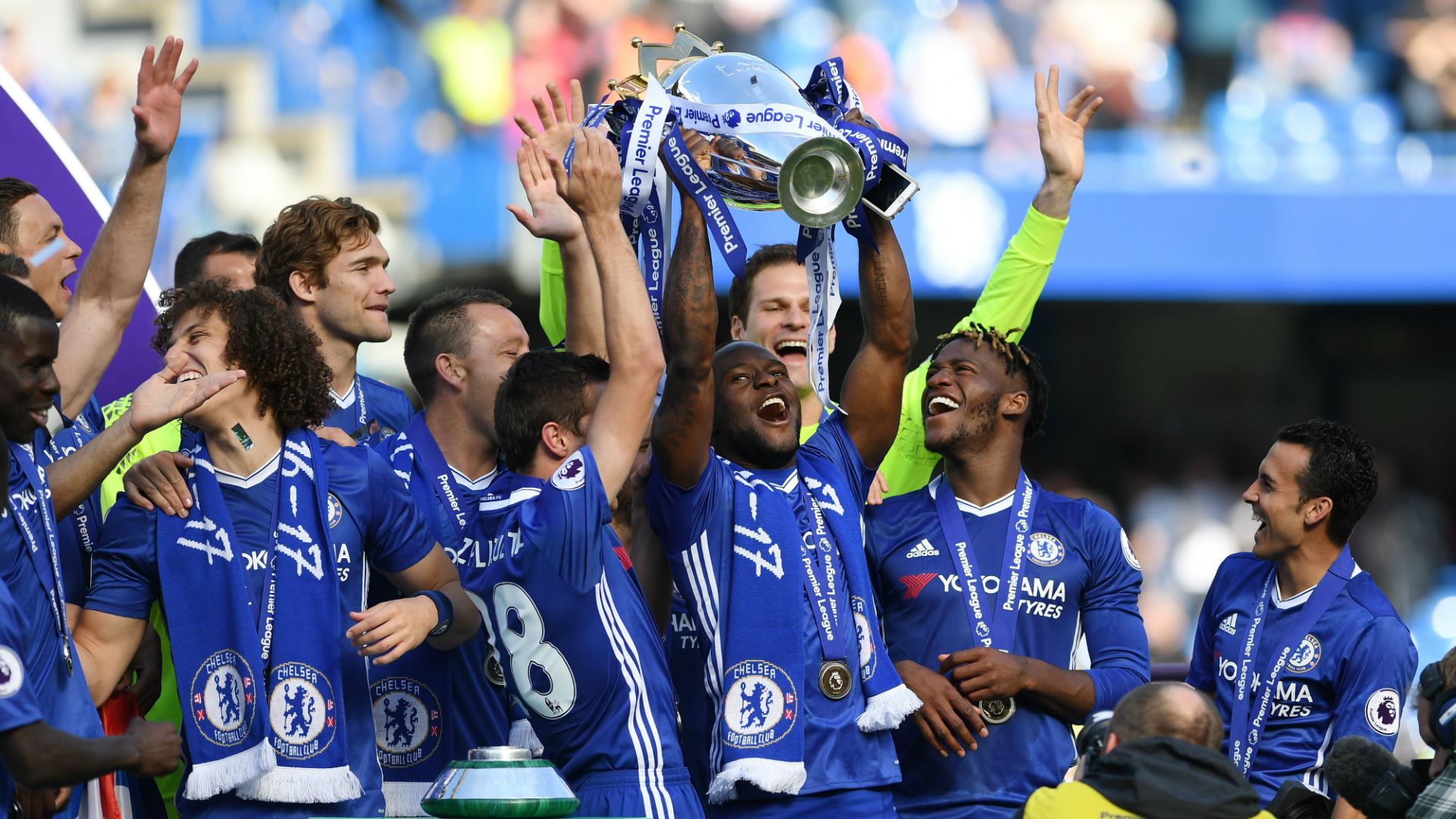 Chelsea's Victor Moses - 2016-17