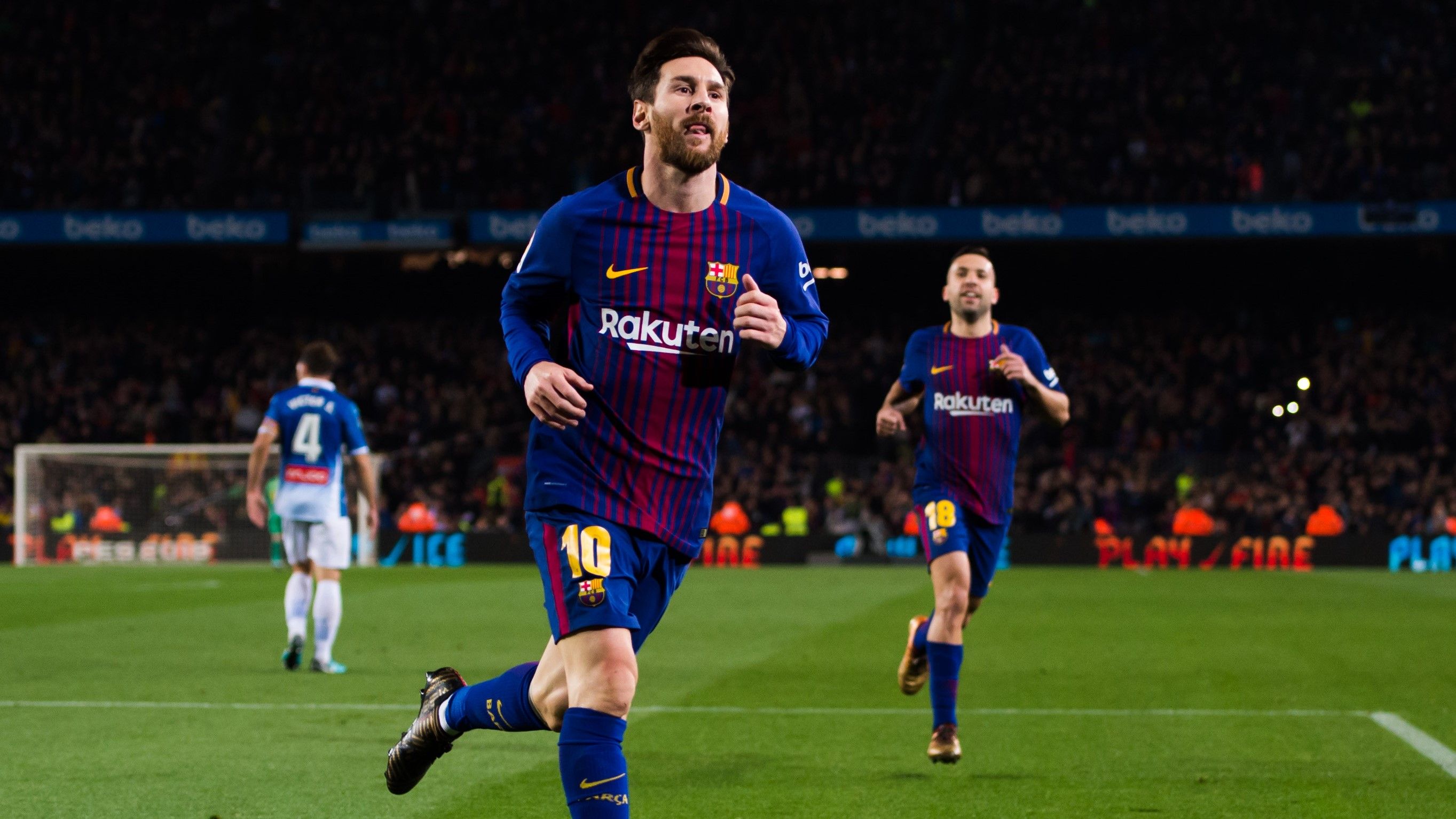 Lionel Messi Barcelona Espanyol Copa del Rey 25012018