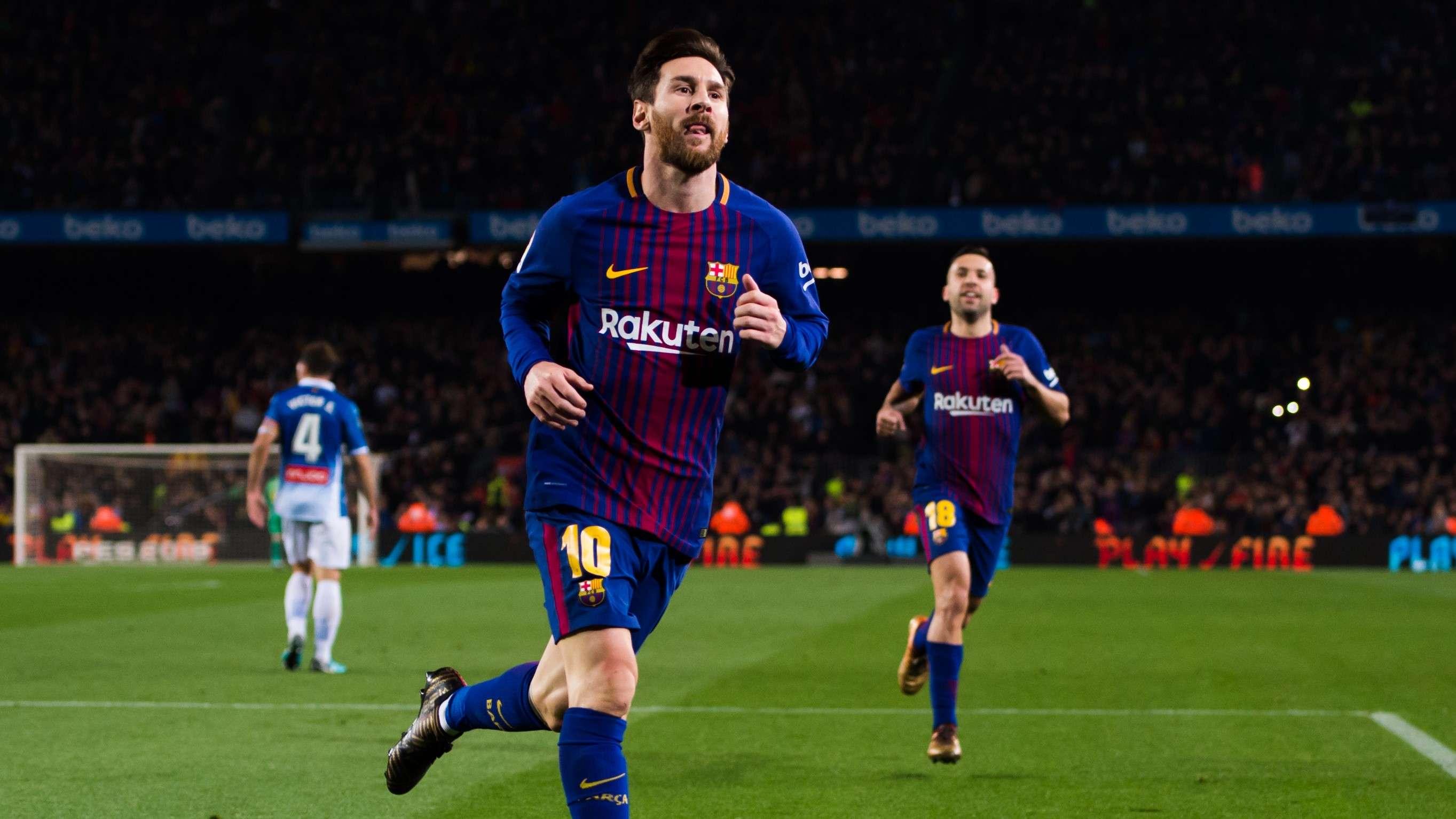 Lionel Messi Barcelona Espanyol Copa del Rey 25012018