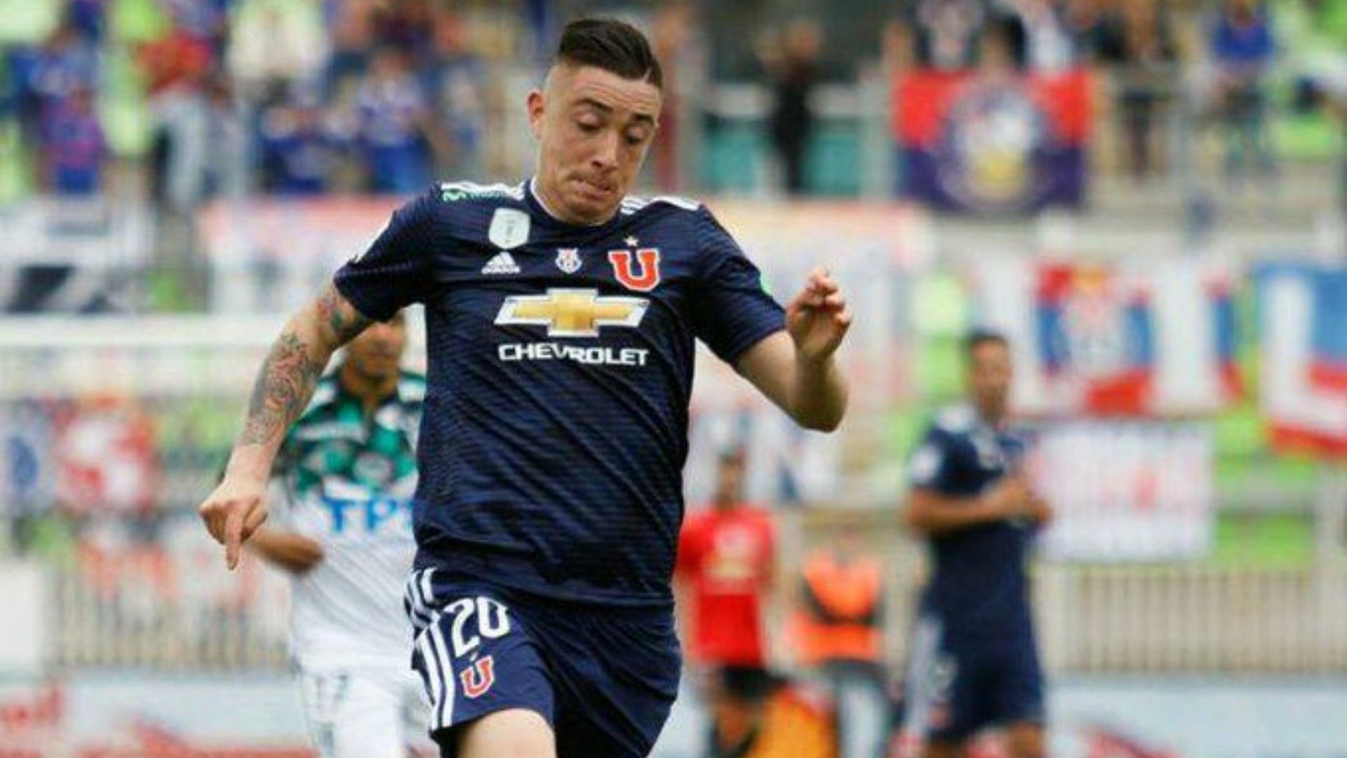 Foto de Rodrigo Echeverría con la U de Chile