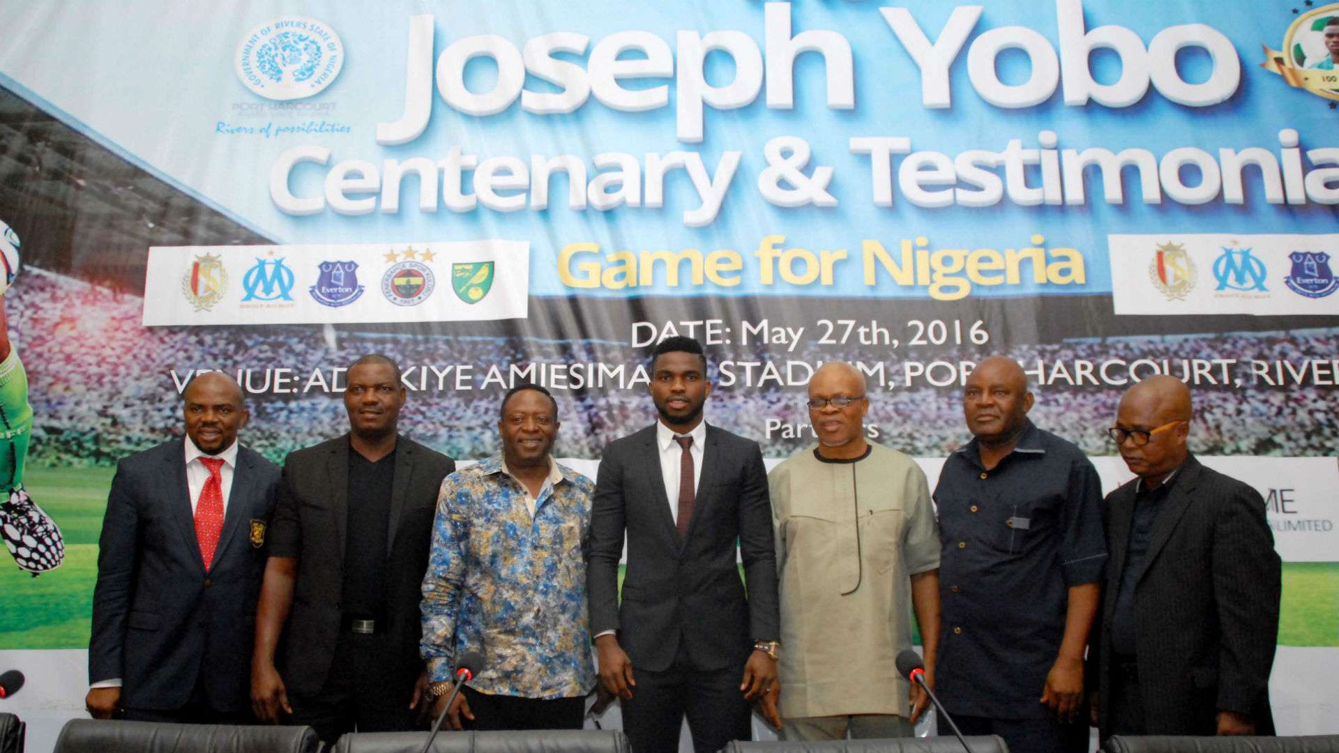 Joseph Yobo testimonial press confrence