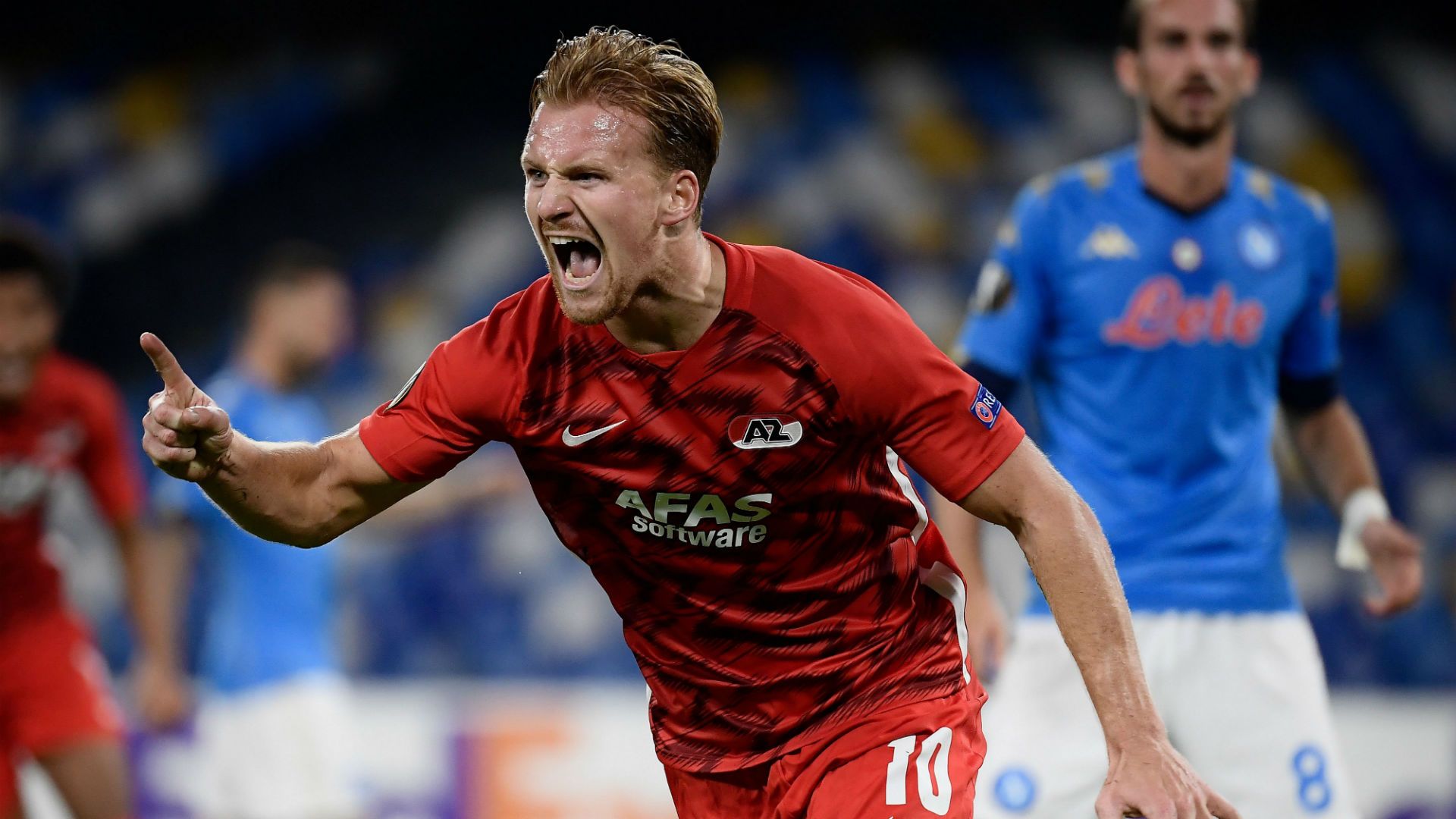 De Wit Napoli AZ Europa League