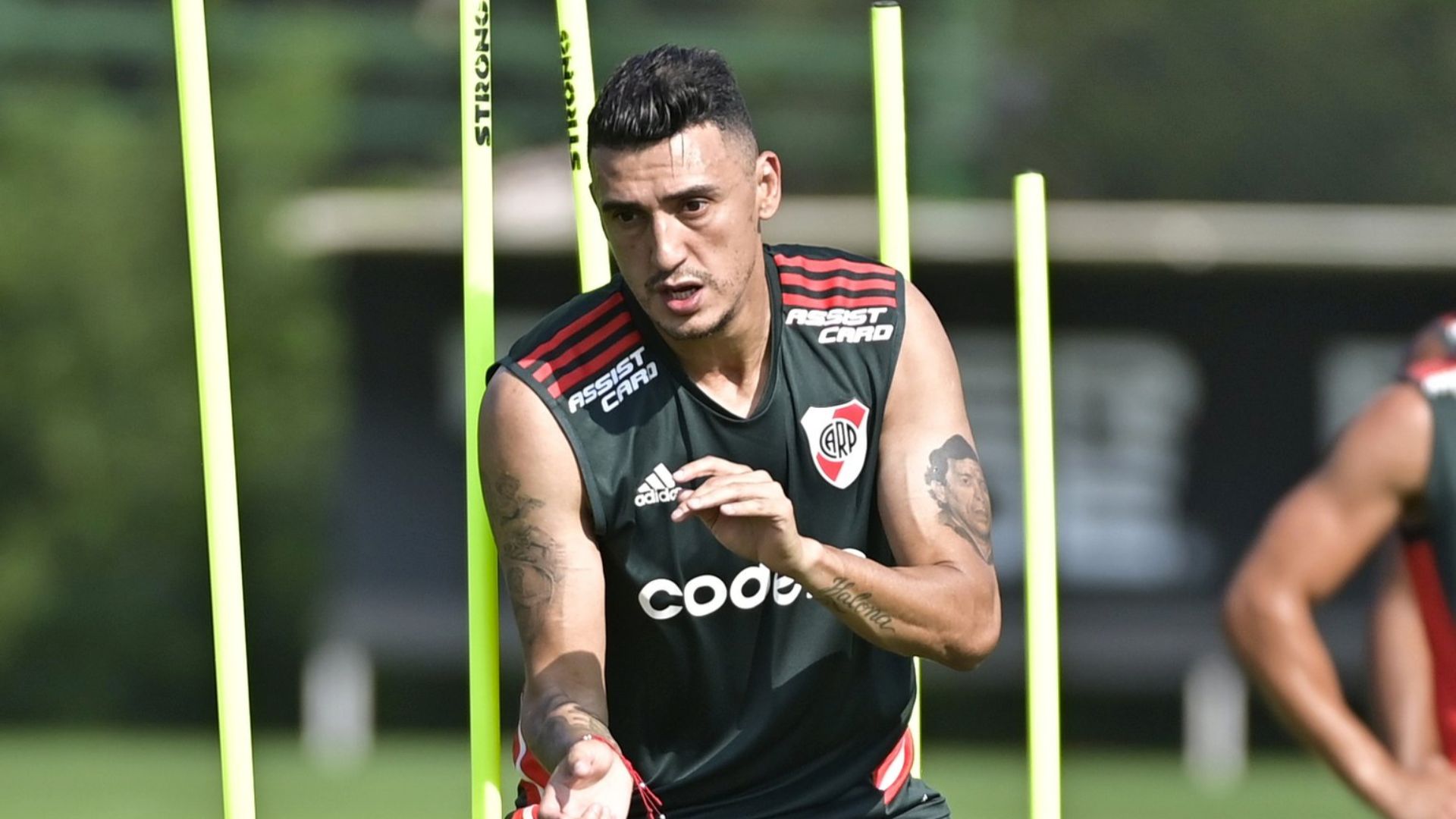 matias suarez entrenamiento river 2023