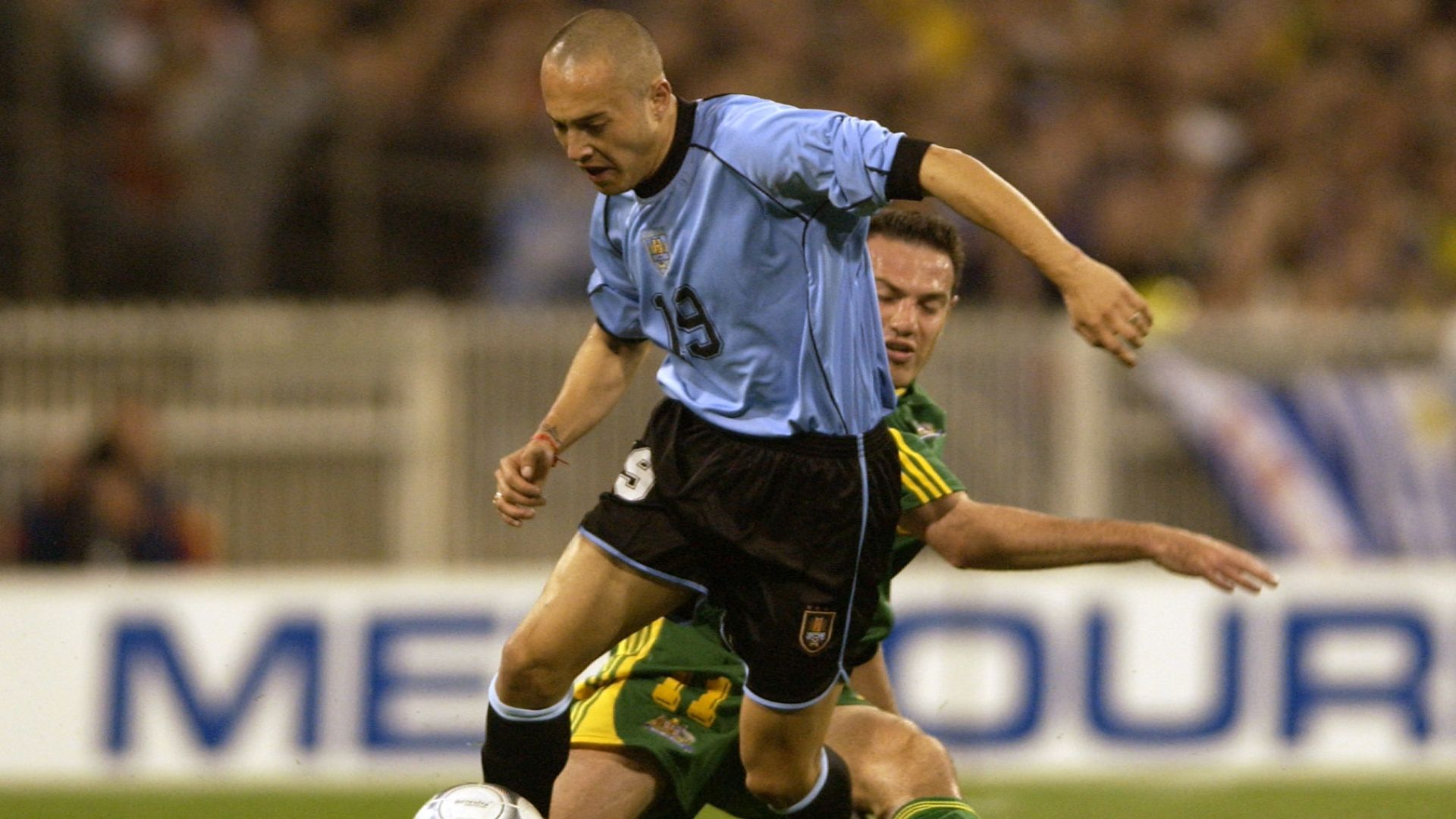 Ernesto Javier Chevanton Australia Uruguay World Cup Qualifier 11202001