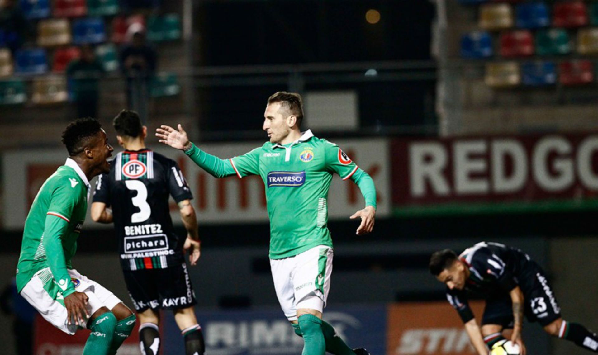 170818 Audax Italiano Palestino Darío Bottinelli Sergio Santos Oliver Benítez Felipe Barrientos