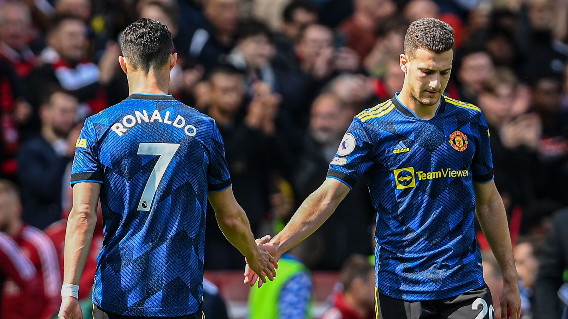 Cristiano Ronaldo, Diogo Dalot, Man Utd 2021-22