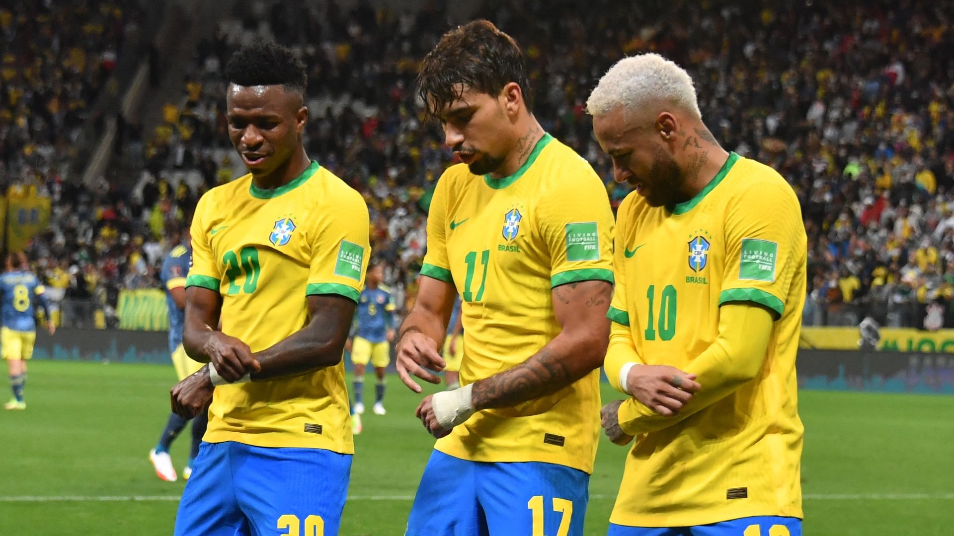 Vinicius Junior, Neymar, Lucas Paquetá