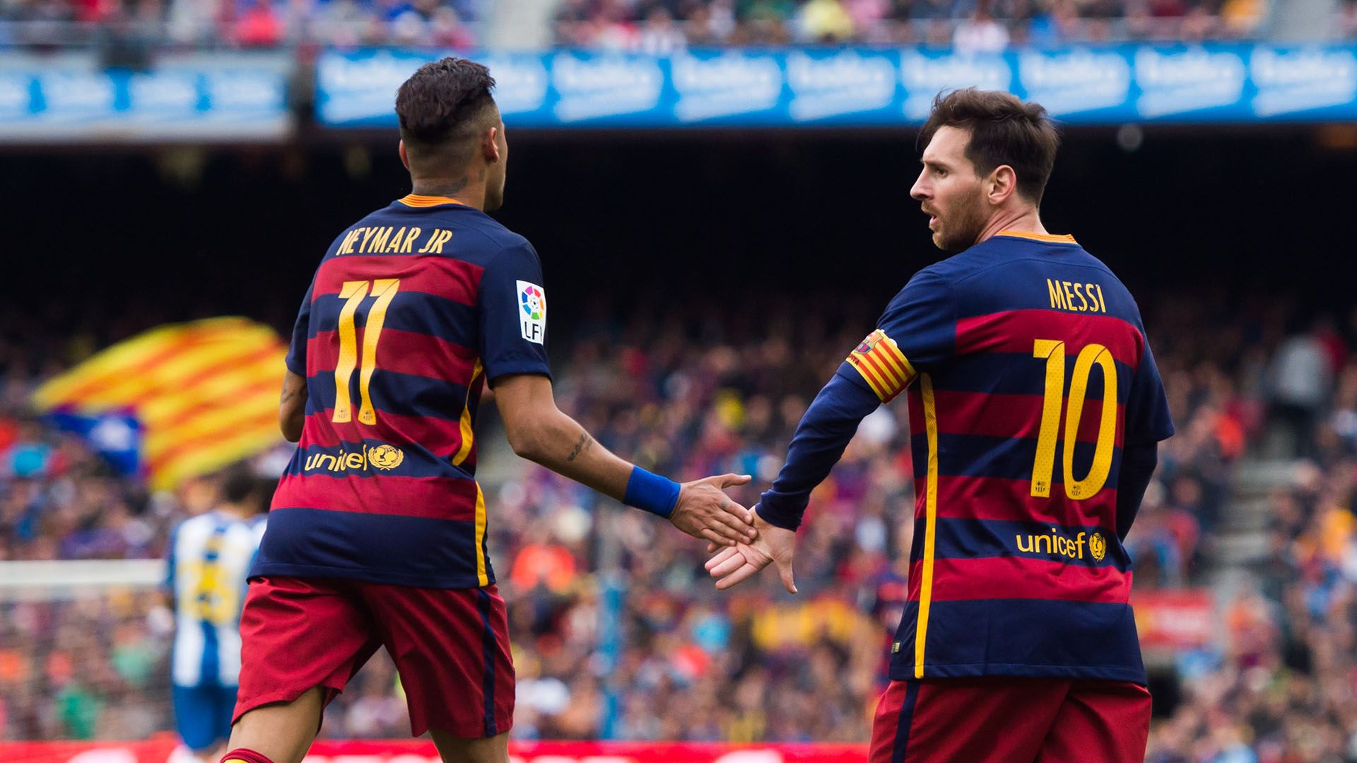 Neymar Messi Barcelona Espanyol 04112016