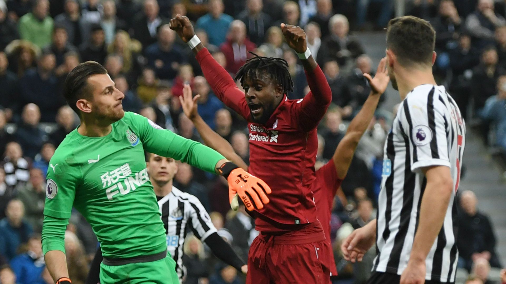 Divock Origi Liverpool Newcastle Premier League 2019