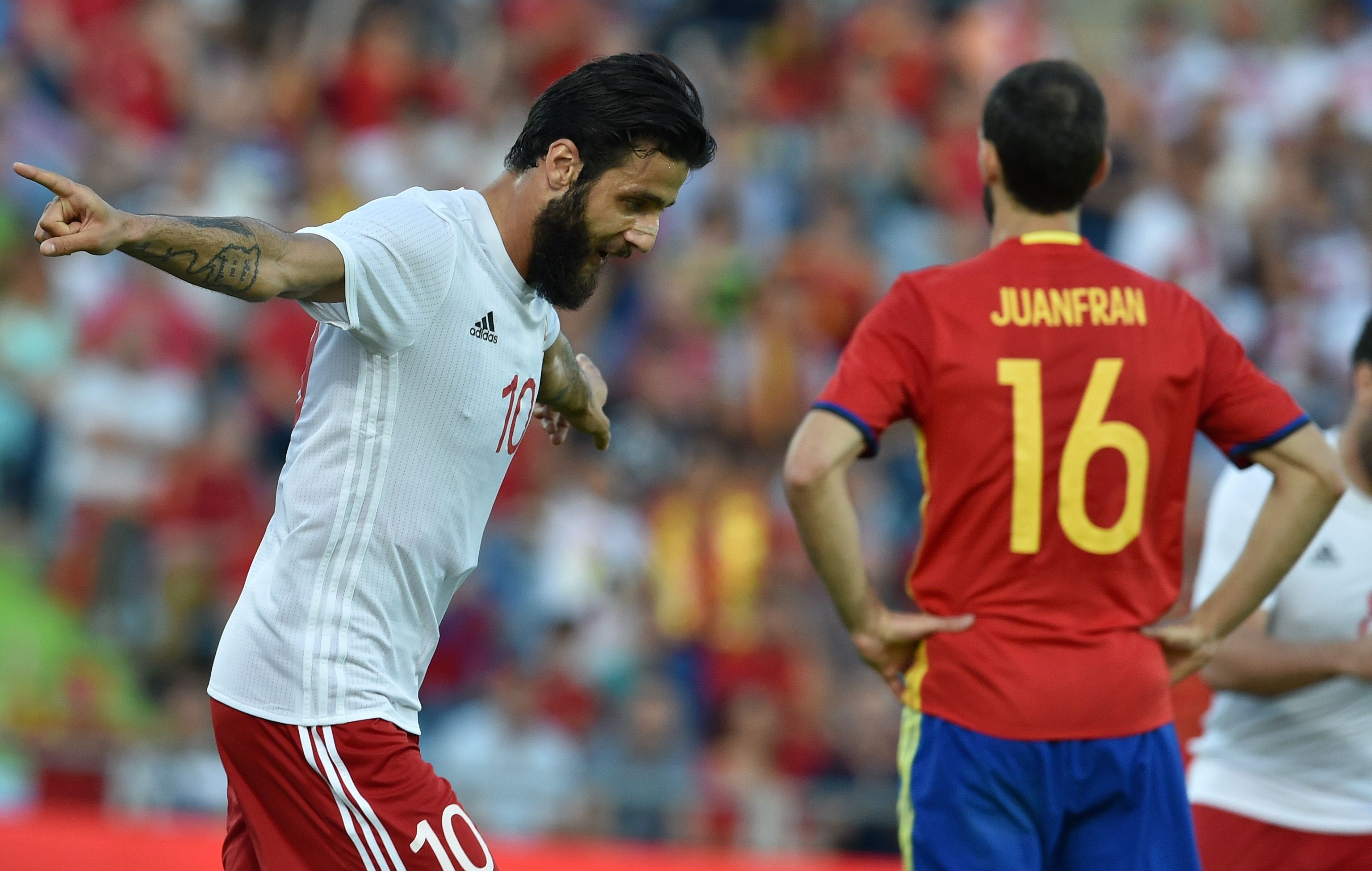 Tornike Okriashvili Spain Georgia Friendly 07062016