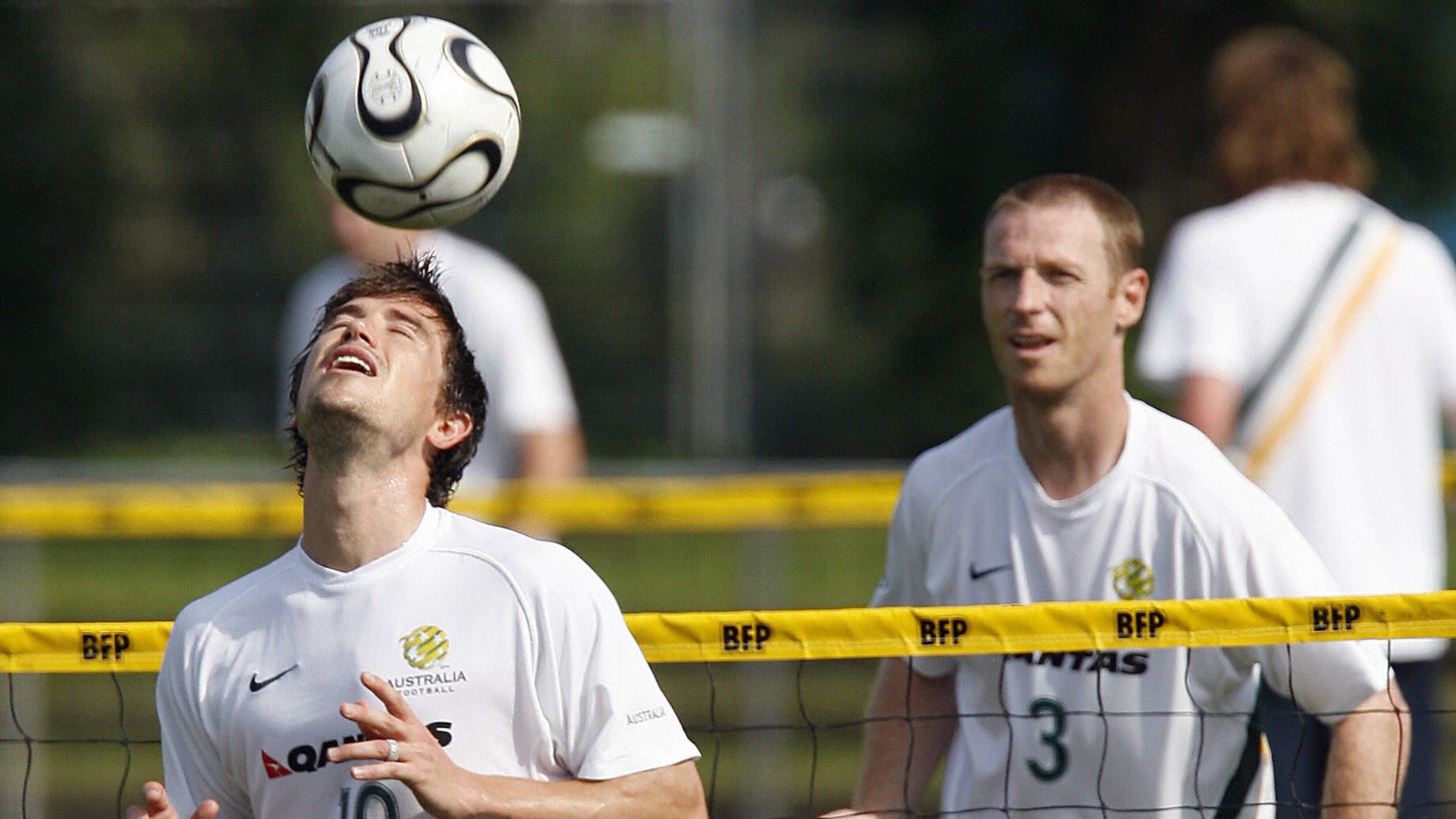 Harry Kewell Craig Moore Australia Socceroos World Cup 2006