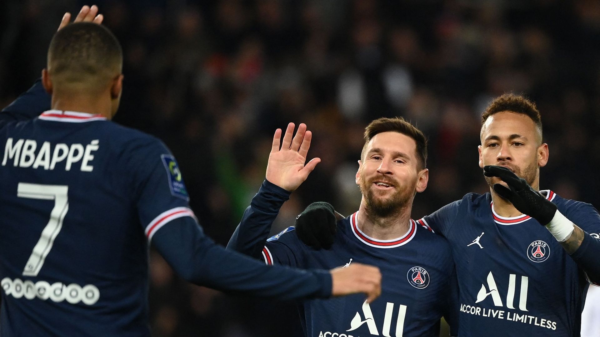 Lionel Messi, Neymar, Mbappé