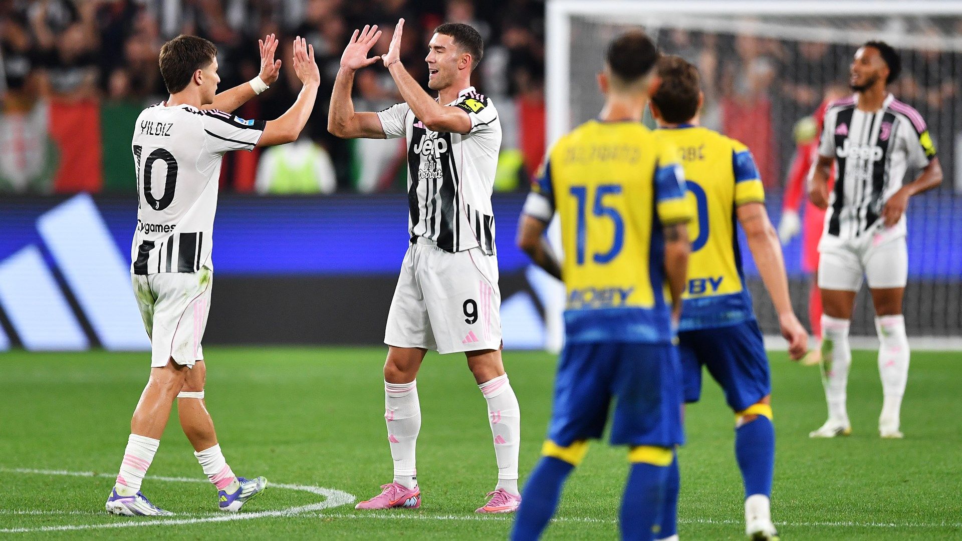 Vlahovic Yildiz Juventus Parma