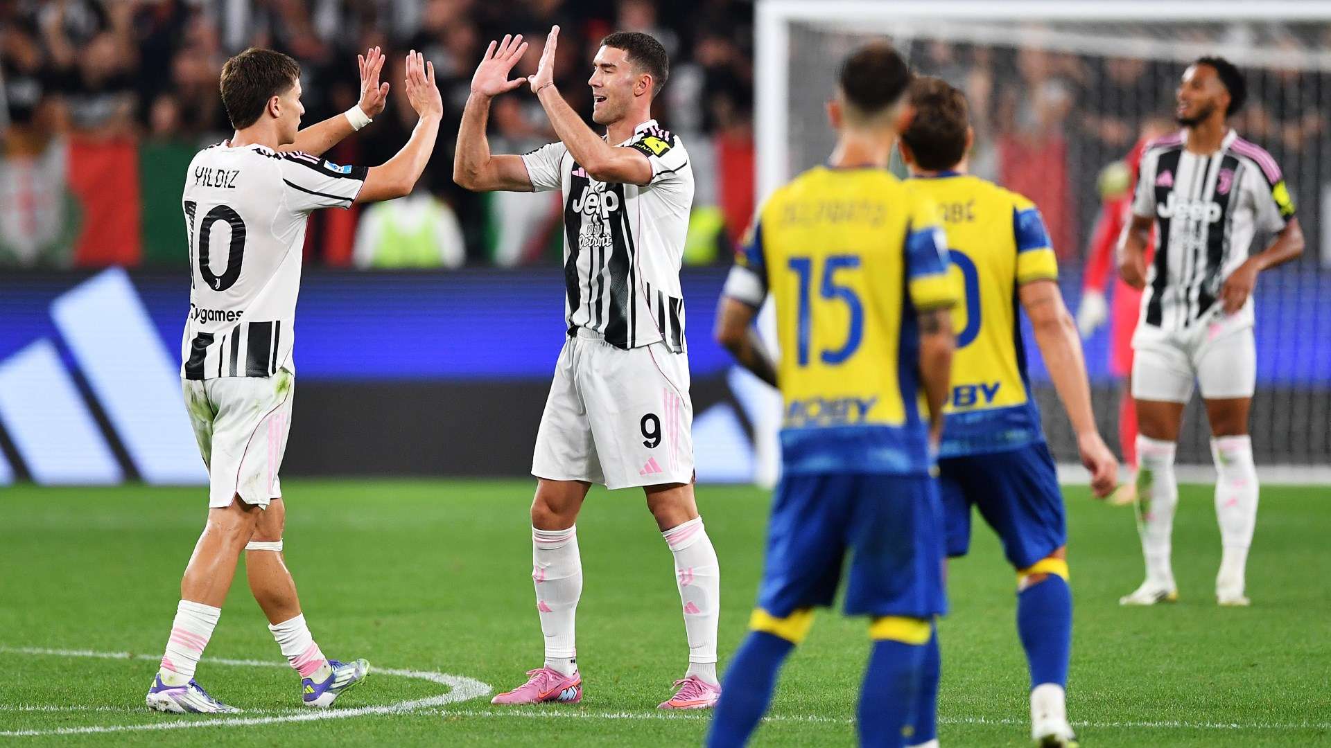 Vlahovic Yildiz Juventus Parma