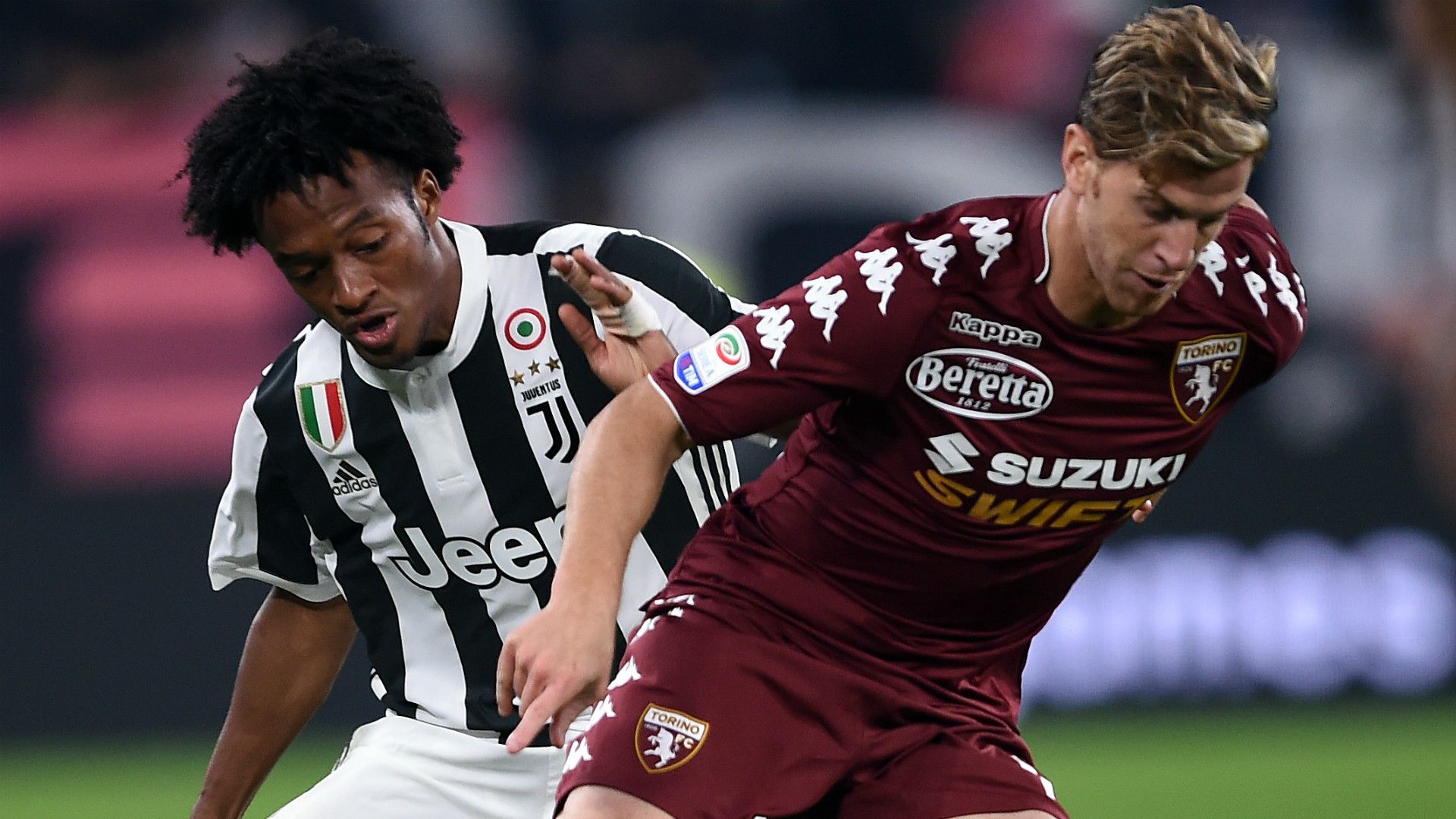Juan Cuadrado, MArco Benassi, Juventus, Torino, Serie A, 23092017