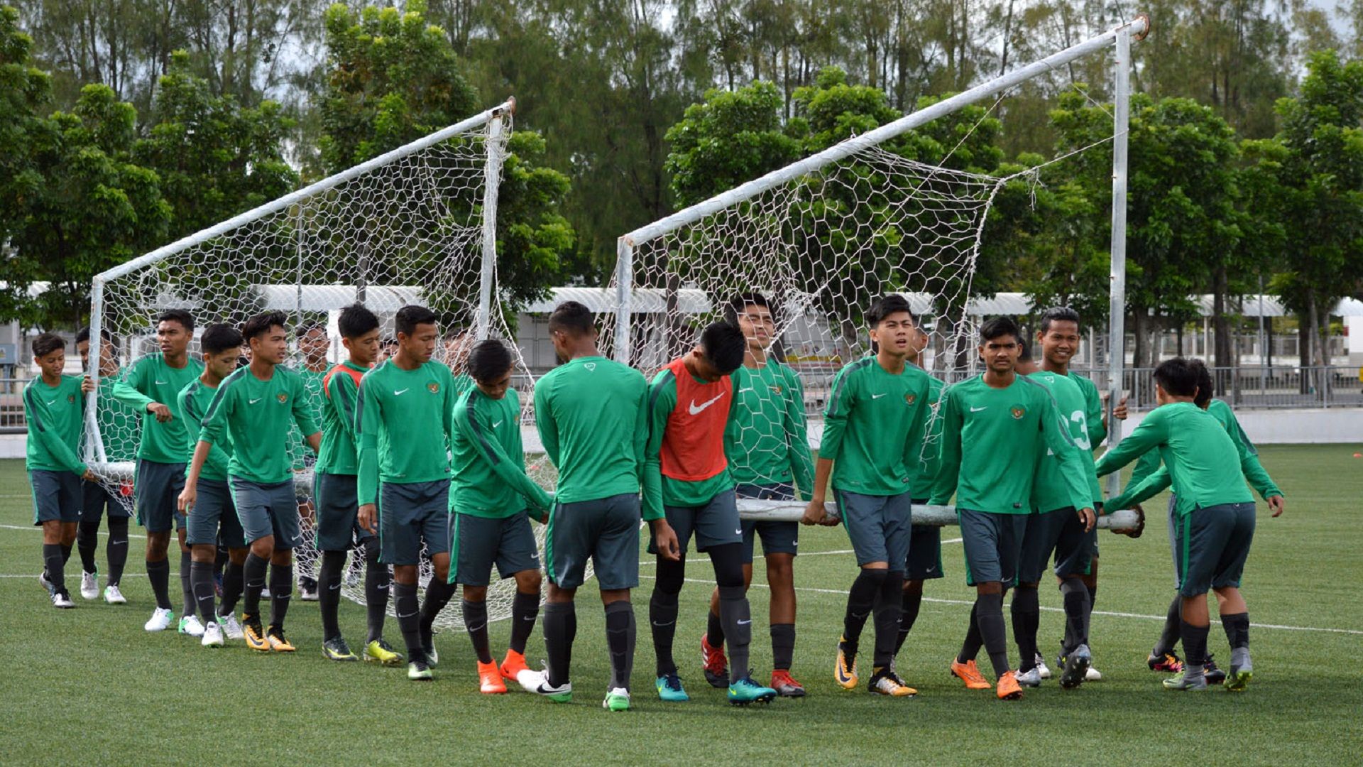 Timnas Indonesia U-16-Latihan Perdana Piala AFF U-15 2017