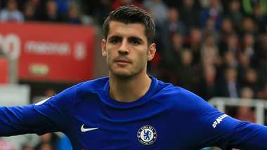 Alvaro Morata Chelsea 2017