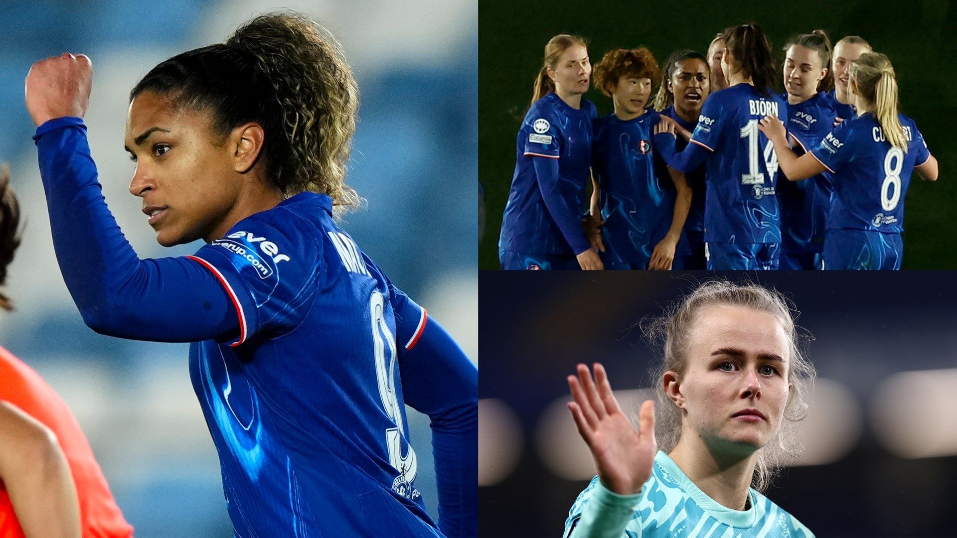 Chelsea Real Madrid UWCL ratings composite