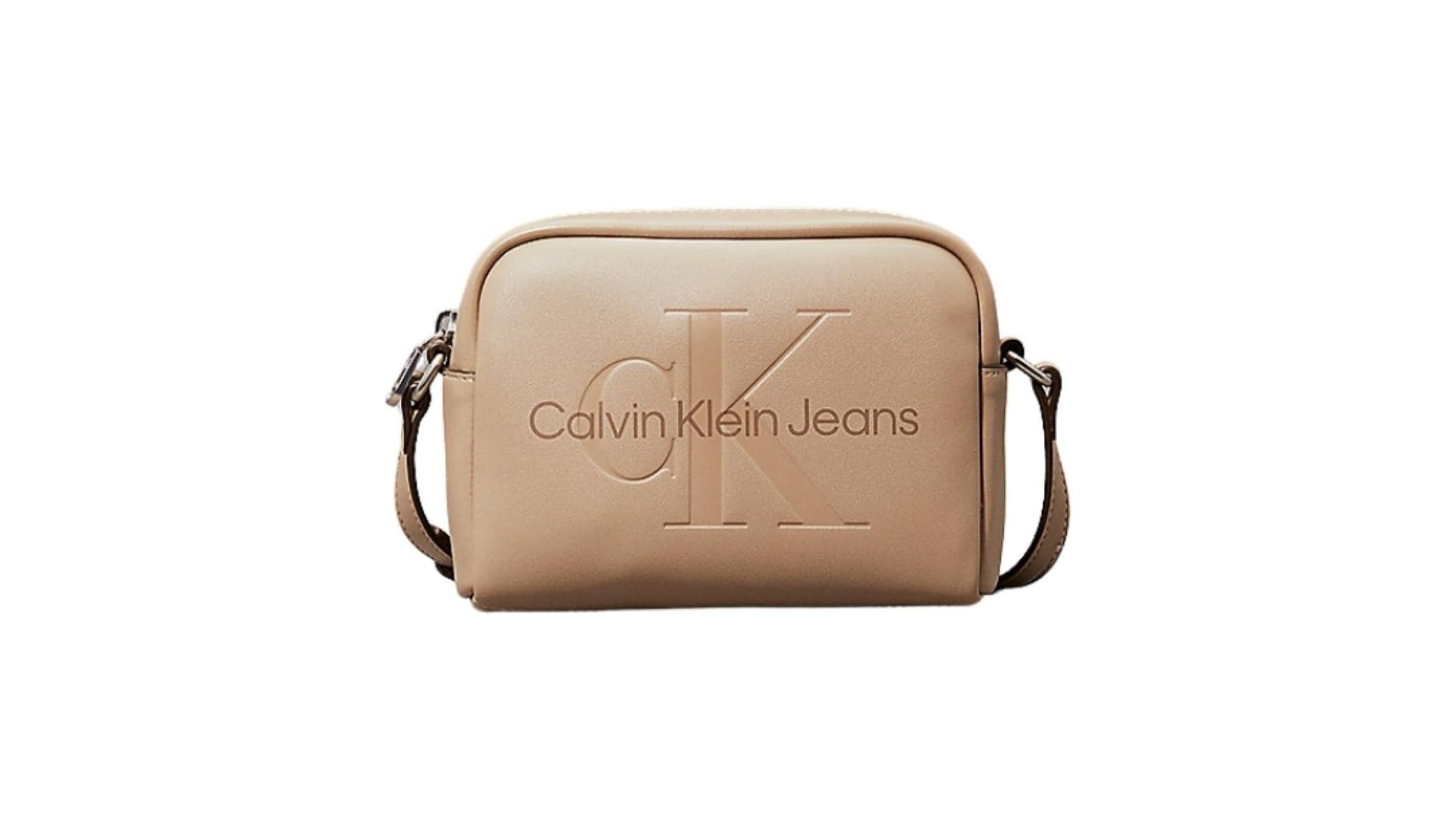 حقيبة كاميرا منحوتة كروس اوفر للنساء من كالفن كلاين، كروكيري مقاس واحد
