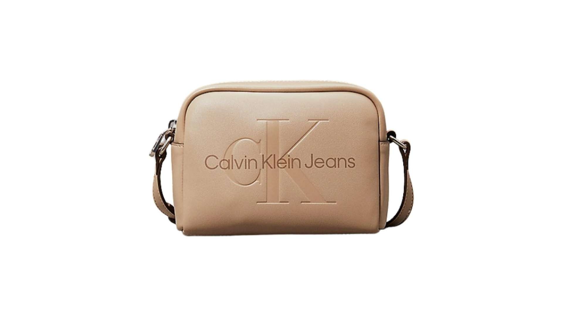 حقيبة كاميرا منحوتة كروس اوفر للنساء من كالفن كلاين، كروكيري مقاس واحد