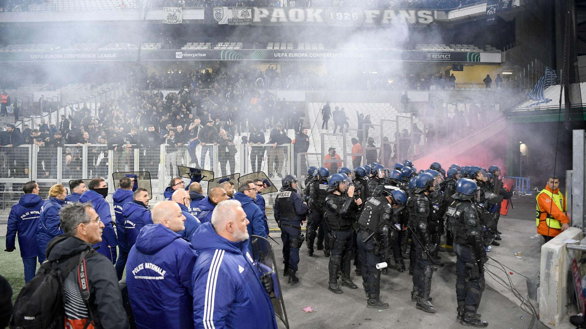 Marseille PAOK fans